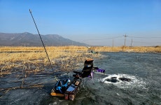 인천사랑. > 매음리수로 얼음낚시 : 낚시사랑