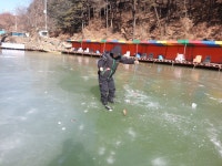 용면파크낚시터 유료낚시터 > 송어얼음낚시 대박이네요........빙어축제도 함께.......... : 낚시사랑