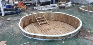 연곡낚시터 유료낚시터 > 시설도 100수 1인 좌대 에어컨 설치 : 낚시사랑