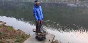 명암낚시터 유료낚시터 > [~10/8] 제천명암낚시터 조황. 한글날 기념 1톤 방류알림 : 낚시사랑