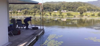 어우실지. 유료낚시터 > 낮에는 찜통 밤에는 시원하다고 합니다 붕어또한 바닥층에 있다가 수온에따라 움직이니 입질이 예민하네요 출조시 오후..