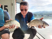 수원좌대 유료낚시터 > 4짜 세마리!! 대박 마릿수 조황 수원좌대 : 낚시사랑