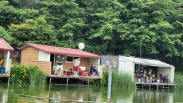 즐거운복상골 유료낚시터 > 장어 방류 시작 및 애복숭아 따기 체험 합니다~~~ : 낚시사랑