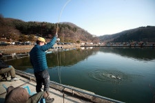 한터낚시터. 유료낚시터 > 2025 / 11 / 22 (토요일) 한터낚시터 메기 향어 송어 방류 했습니다 : 낚시사랑