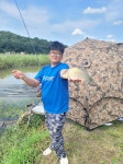 8월21일 충북 음성 사계낚시터