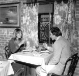 Florida Memory • Couple dining at a restaurant in Seville Square - Pensacola, Florida. 