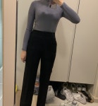 오늘도 플라이모델과 함께! 예뻐요 바지 m살까 s살까 고민했는데 m샀으면 큰일날뻔...164에 51키론데 s딱 괜찮아요REVIEW - (주)플라이모델