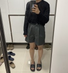 오늘도 플라이모델과 함께! 에스가 딱맞긴 한데 에이라인 핏이 안예쁘게 나와서 엠으로 바꿨어요  출근할때 입고 다REVIEW - (주)플라이모델