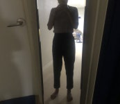 오늘도 플라이모델과 함께! 완전 좋아요 찰랑찰랑거리고 허리도 꽉잡아줘서 핏이 너무 예뻐요 키가 156이라 다른매REVIEW - (주)플라이모델