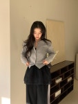 오늘도 플라이모델과 함께! [NEW! 할인]밀레인-라운드 가디건 (주문폭주!)