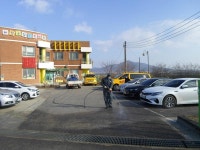 우리마을소식-코로나19 확산 대비 하점군립어린이집 외부 소독 실시 내용 | 강화군 읍·면>동네 알림방