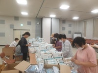 보도자료-양도면 사회단체 마스크 포장 자원봉사 실시 내용 | 강화군청>강화소개>강화소식