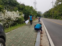 보도자료-내가면 지역사회보장협의체 봄맞이 공원 정비 내용 | 강화군청>강화소개>강화소식
