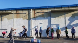 강진 군동면 안풍마을 지리적 유래 벽화에 담다 - 강진군청 강진 군동면 안풍마을 지리적 유래 벽화에 담다