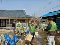 강진군청록회, 휴일 잊은 봉사 ‘구슬땀’ - 강진군청  강진군청록회, 휴일 잊은 봉사 ‘구슬땀’  