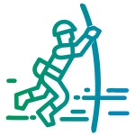 경상북도교육청안동학생수련원-줄잡고 물건너기 경상북도교육청안동학생수련원