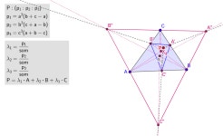 X(46) X(4)-Ceva conjugate of X(1) – GeoGebra X(46) X(4)-Ceva conjugate of X(1)