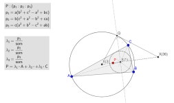 X(35) {X(1),X(3)}-harmonic conjugate of X(36) – GeoGebra X(35) {X(1),X(3)}-harmonic conjugate of X(36)