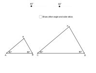 Demonstration of the AA Similarity Postulate – GeoGebra Demonstration of the AA Similarity Postulate