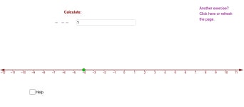 Adding and subtracting negative numbers – GeoGebra Adding and subtracting negative numbers