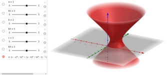 hyperboloid one sheet – GeoGebra hyperboloid one sheet