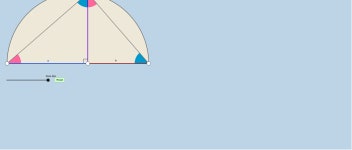 Geometric Mean Illustration – GeoGebra Geometric Mean Illustration