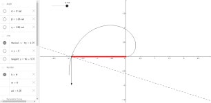 Hibbeler 13-102 – GeoGebra Hibbeler 13-102