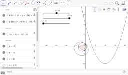 이차함수와 원과 타원 – GeoGebra 이차함수와 원과 타원
