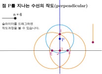 점 P를 지나는 수선의 작도 – GeoGebra 점 P를 지나는 수선의 작도
