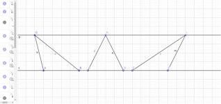 평행선과 넓이 삼각형 – GeoGebra 평행선과 넓이 삼각형