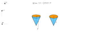 Net of a Cone – GeoGebra Net of a Cone