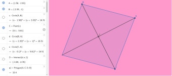 Rhombus Properties – GeoGebra Rhombus Properties