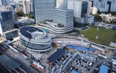 경기도서관 건립현장 전경(2024년 10월 2일) | 조감도 | 갤러리 | 경기융합타운 경기도서관 건립현장 전경(2024년 10월 2일) 경기융합타운