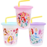 (러블리프린세스)(일) 447235/프린세스,스트로텀블러,빨대컵,유아컵... 3p세트 320ml 빨대컵(러블리프린세스)(일) 447235 - 글루미 캐릭터몰