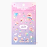 2p세트(코튼캔디) 626567/카카오프렌즈,스티커,캐릭터스티커... 카카오프렌즈 캐릭터 홀로그램 스티커 2p세트(코튼캔디) 626567 - 글루미 캐릭터몰