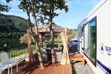 남이섬 마리나 카라반 고캠핑