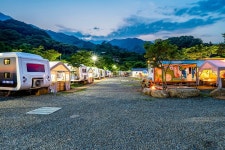 지리산 포레스트 카라반 파크 고캠핑