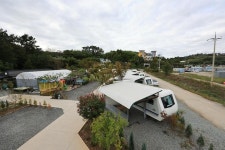 사천 씨씨 카라반 캠핑 고캠핑