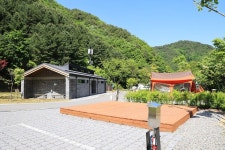 갯골자연휴양림 야영장