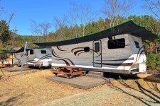 백운산 자연휴양림 야영장