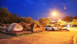 송지호 오토 캠핑장