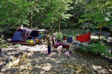 신불산폭포 자연휴양림 고캠핑