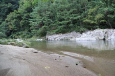 아침가리 계곡 캠핑장