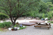 아침가리 계곡 캠핑장