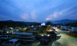 약수골캠프촌 오토캠핑장