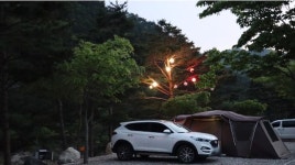 왕피천하늘담야영장