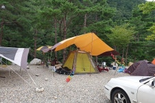 왕피천하늘담야영장 고캠핑