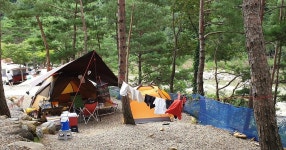 왕피천하늘담야영장