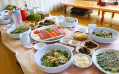 용골송어와 캠핑