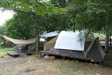 용추자연휴양림야영장